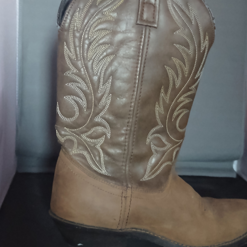 Brown Western Cowboy Boots - Picture 5 of 8